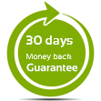 30 days money back guarantee,
